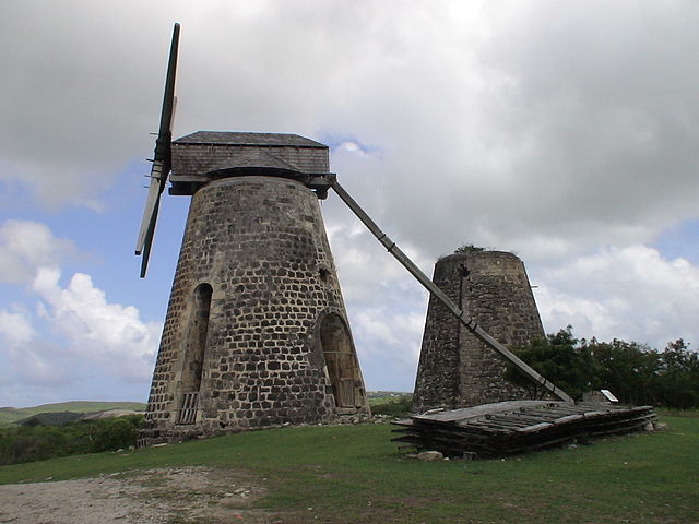 पवन चक्की का प्रयोग गन्ना उद्योगों में किया जाता है।