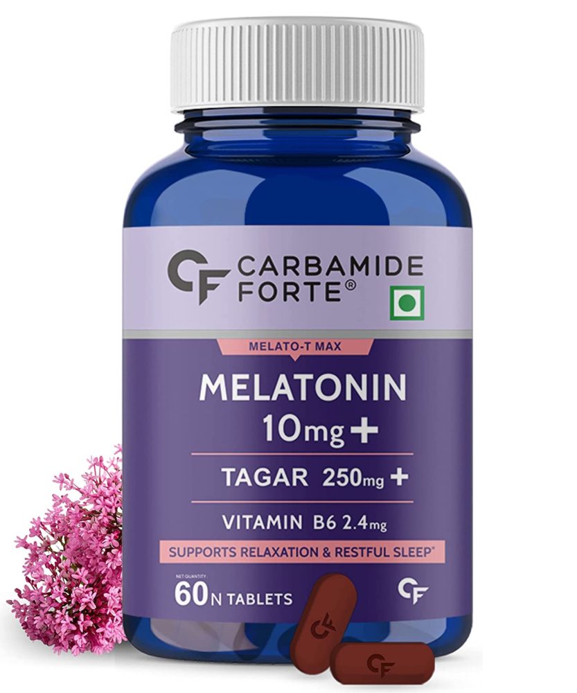 Carbamide Forte Melatonin 3mg with Tagara 75mg Sleeping Aid Pills