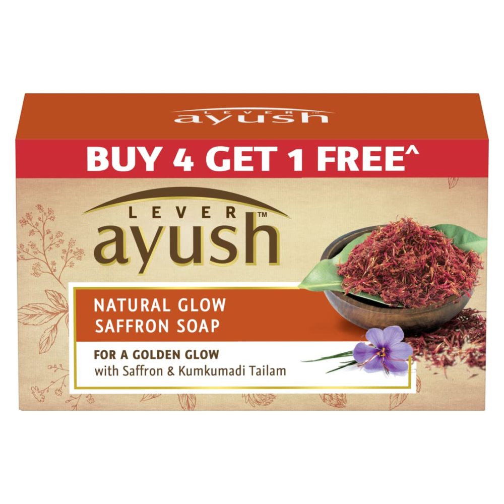 Lever Ayush Natural Fairness Saffron Soap