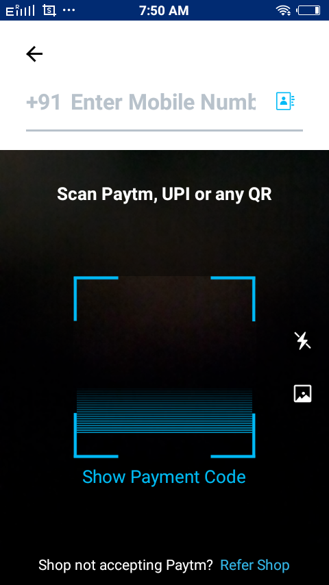 Qr code paytm