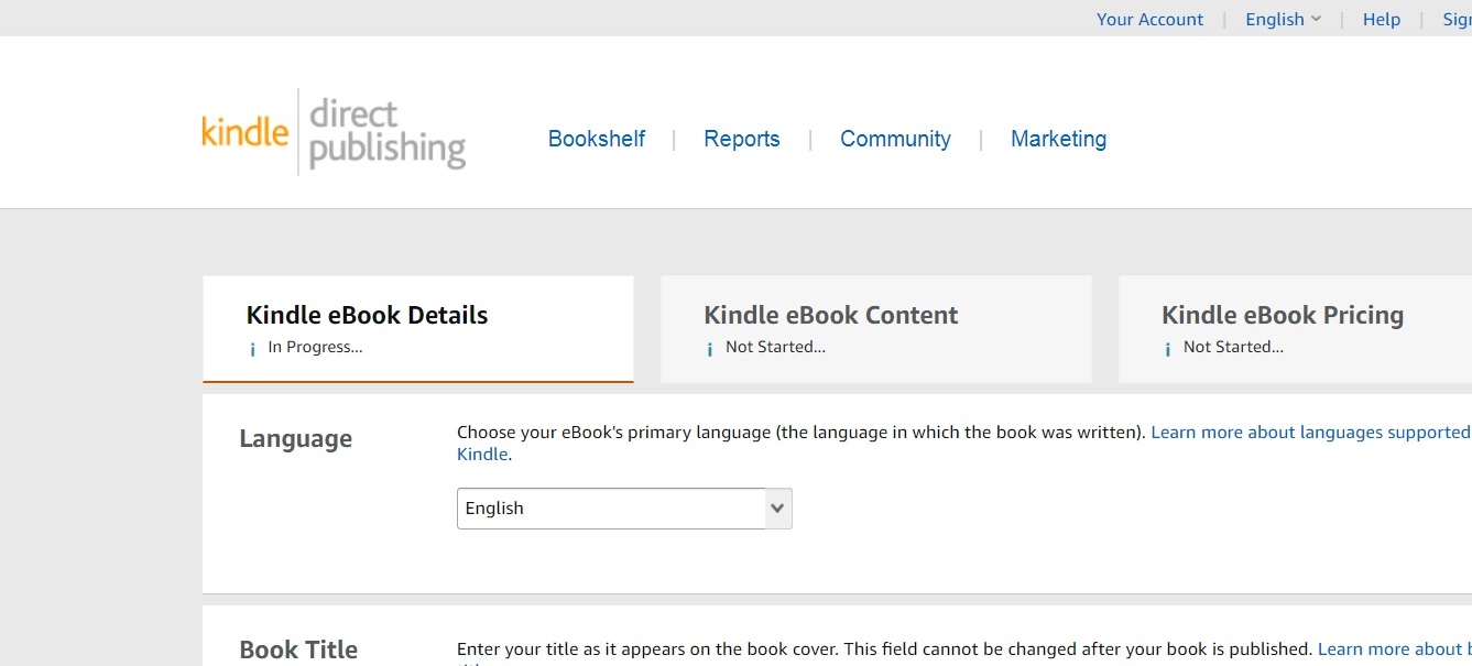 Kindle Direct Publishing