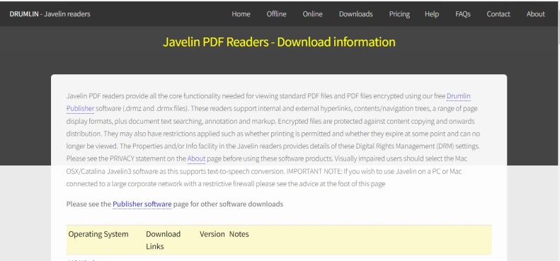 Javelin PDF Reader