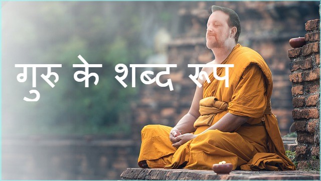 guru shabd roop in sanskrit