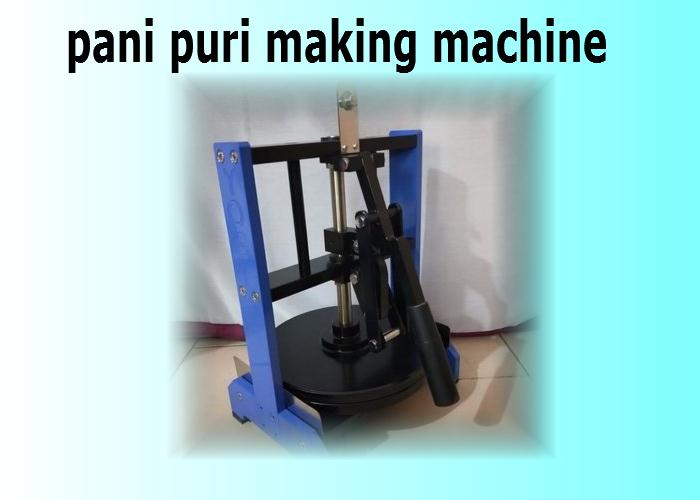 manual pani puri making machine