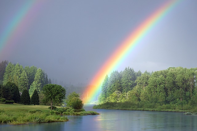 Reflected rainbow