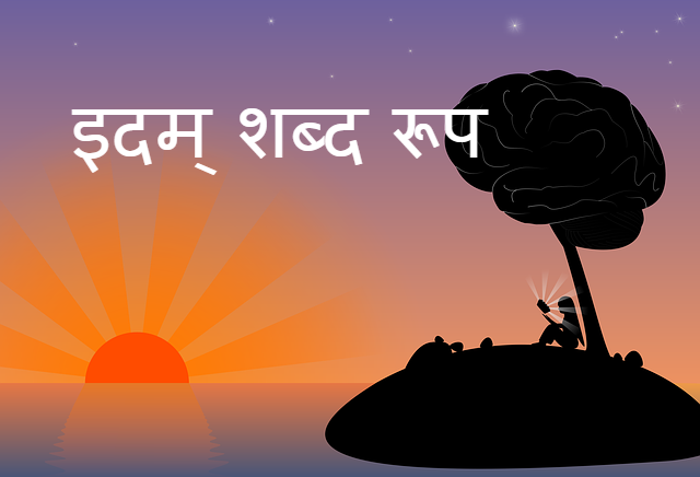 Read more about the article idam shabd roop sanskrit mein इदम् शब्द रूप संस्कृत में पुल्लिंग शब्द के रूप
