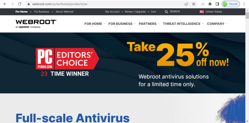 webroot antivirus